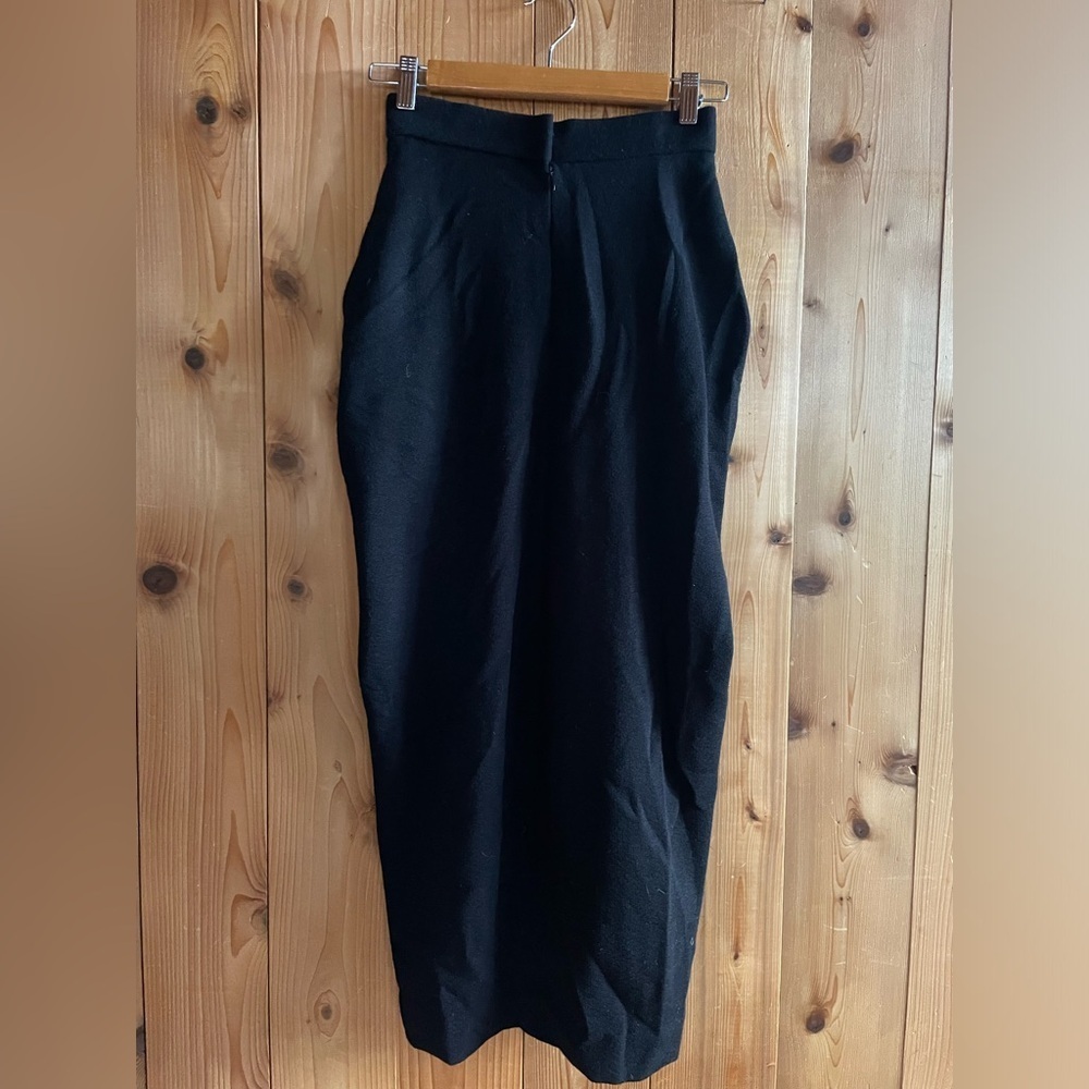 Vintage 80s Wool Donna Karen New York Skirt US 8 NWT Deadstock - Picture 3 of 8
